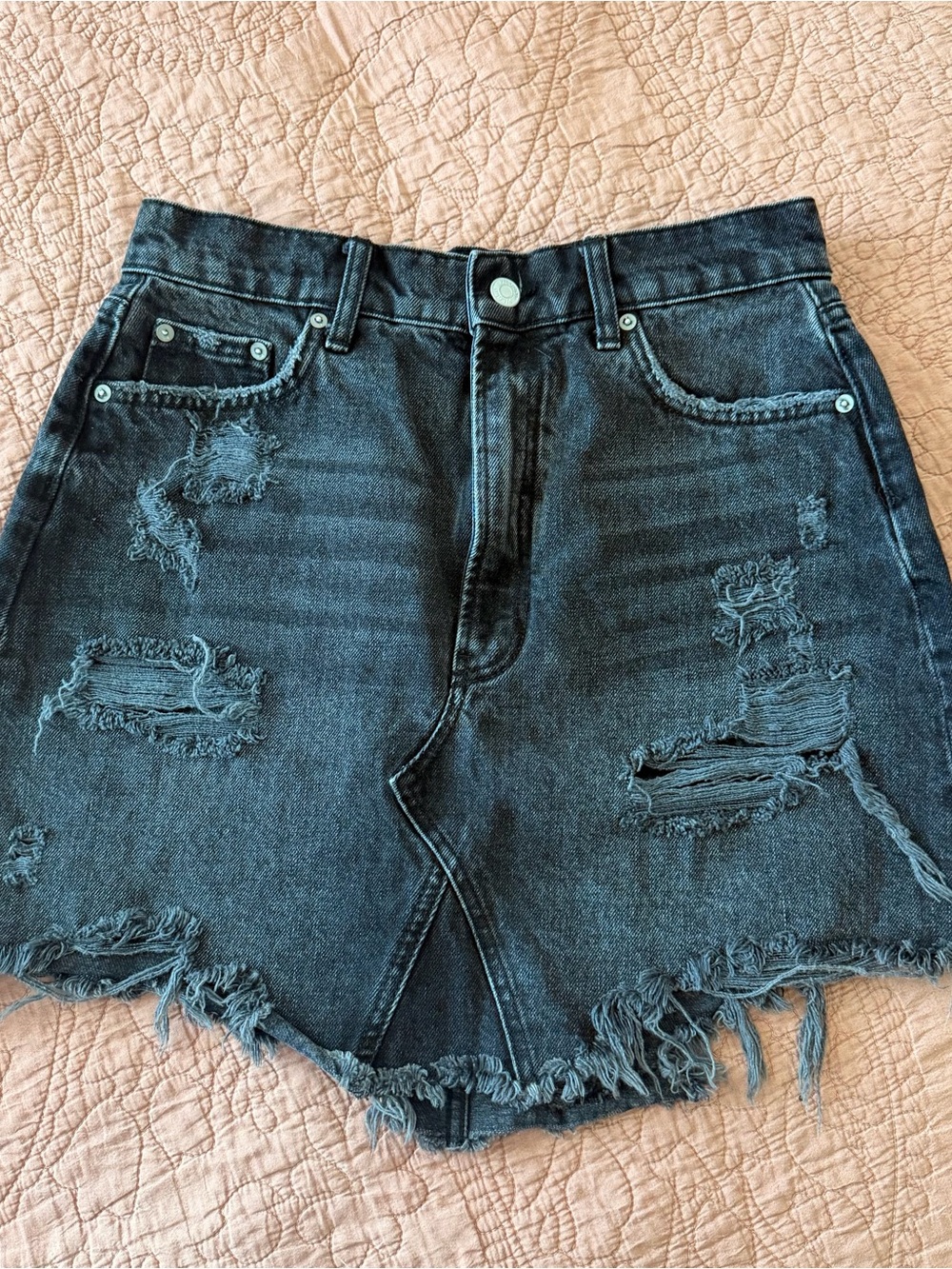 Anthropologie Pilcro Denim Miniskirt